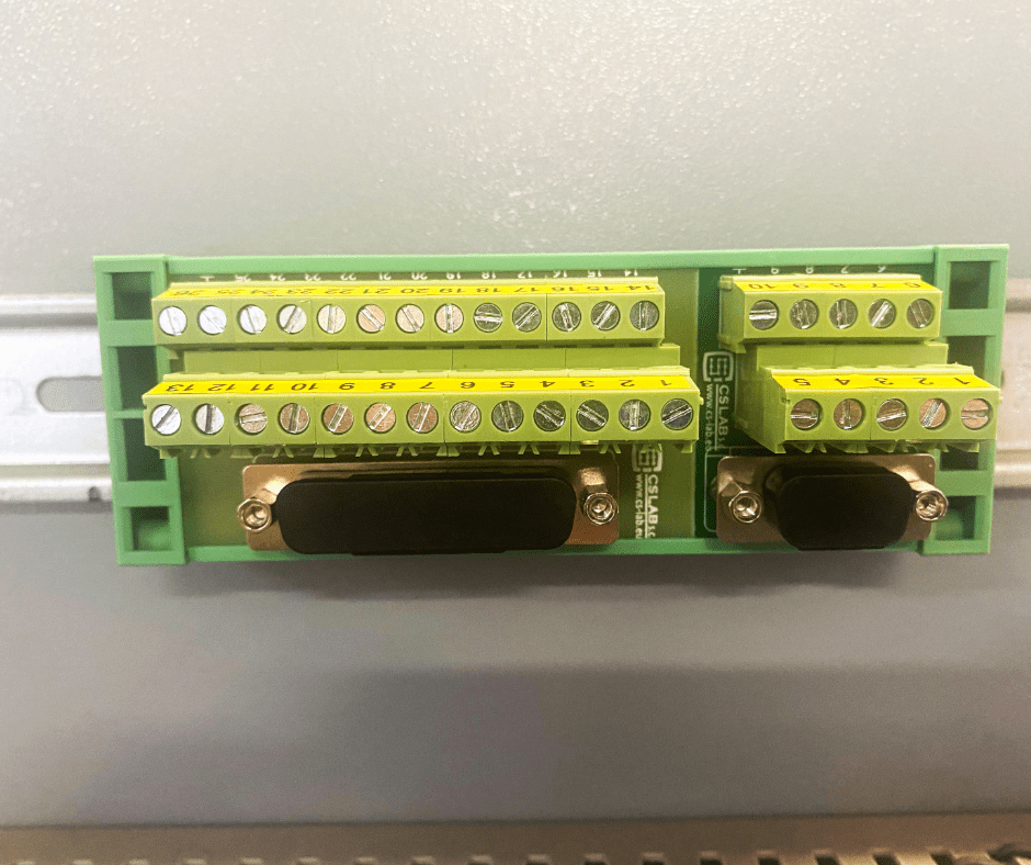 cslabs-db25-db9-klemmenadapter-set-mit-flachbandkabel-f-r-hutschiene image 2