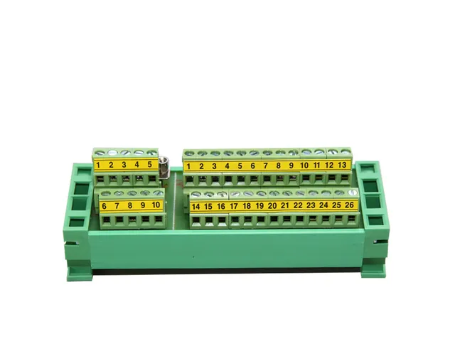 cslabs-db25-db9-klemmenadapter-set-mit-flachbandkabel-f-r-hutschiene image 1